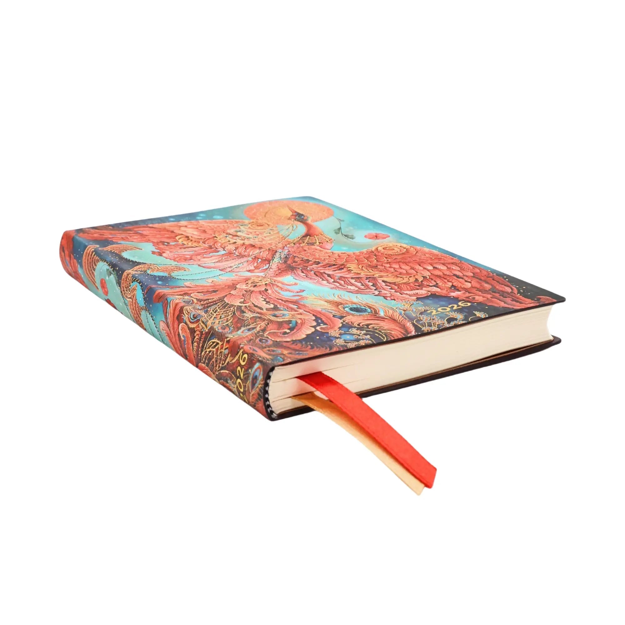 Agenda 2026 PAPERBLANKS Oiseau de Feu - 1 semaine sur 2 pages - Mini - Softcover - Horizontal - 176p - 9780349709611