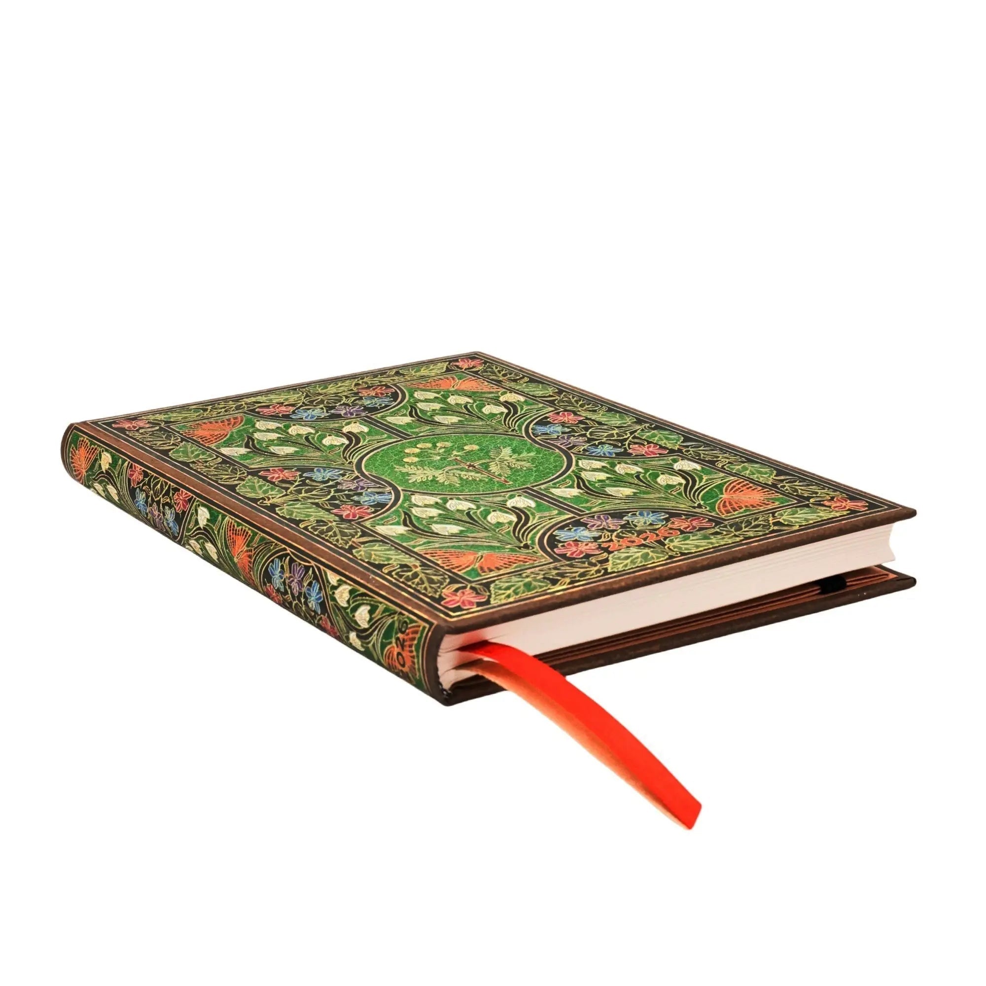 Agenda 2026 PAPERBLANKS Poésie en Fleurs - 1 semaine sur 2 pages - Midi - Hardcover - Vertical - 160p - 9780349709253