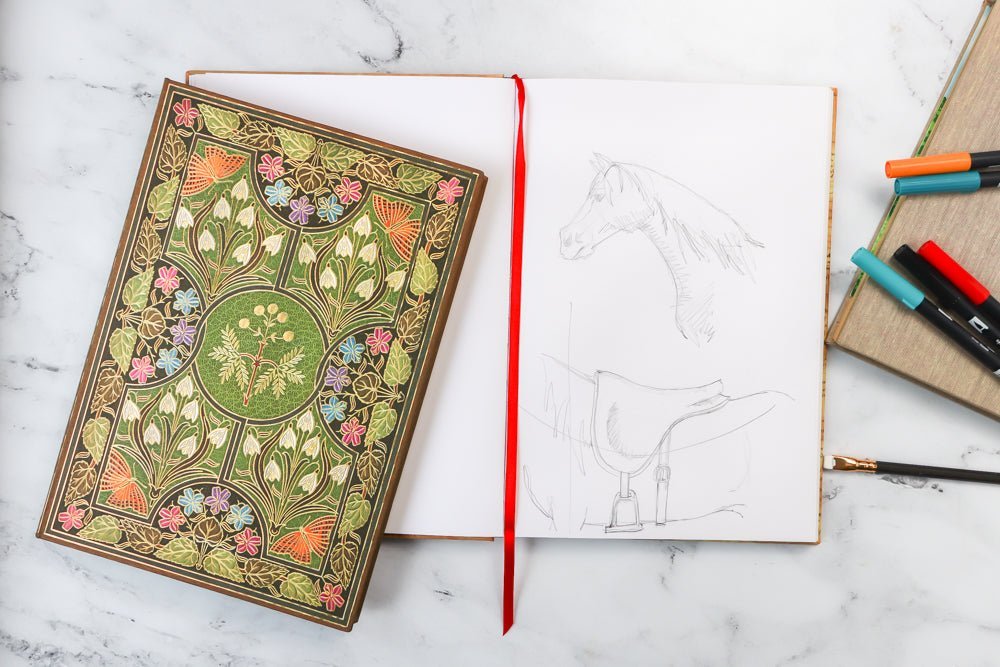 Agenda 2026 PAPERBLANKS Poésie en Fleurs - 1 semaine sur 2 pages - Midi - Hardcover - Vertical - 160p - 9780349709253