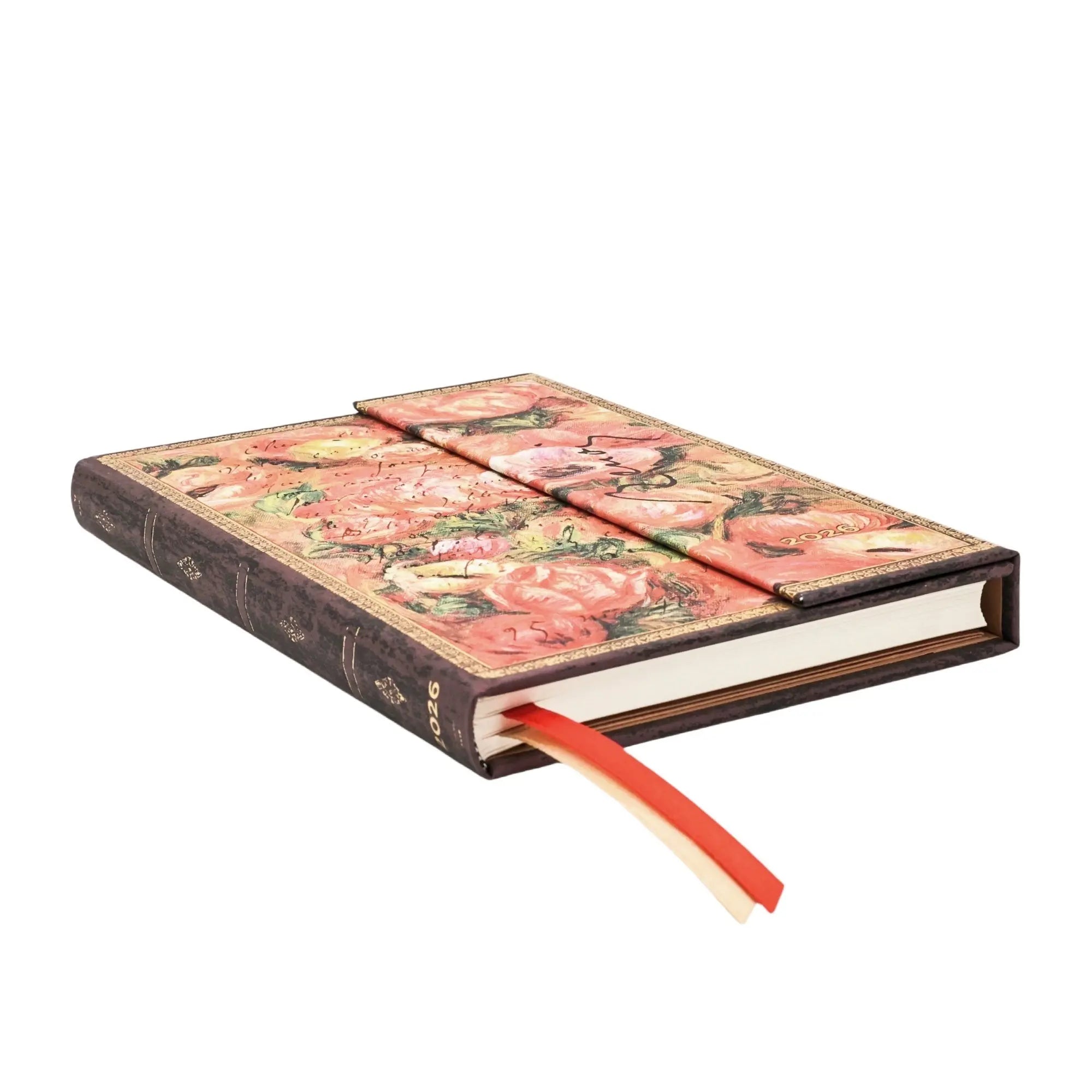 Agenda 2026 PAPERBLANKS Renoir, Lettre à Morisot (1892) - 1 semaine sur 2 pages - Midi - Hardcover - Horizontal - 160p - 9780349709161