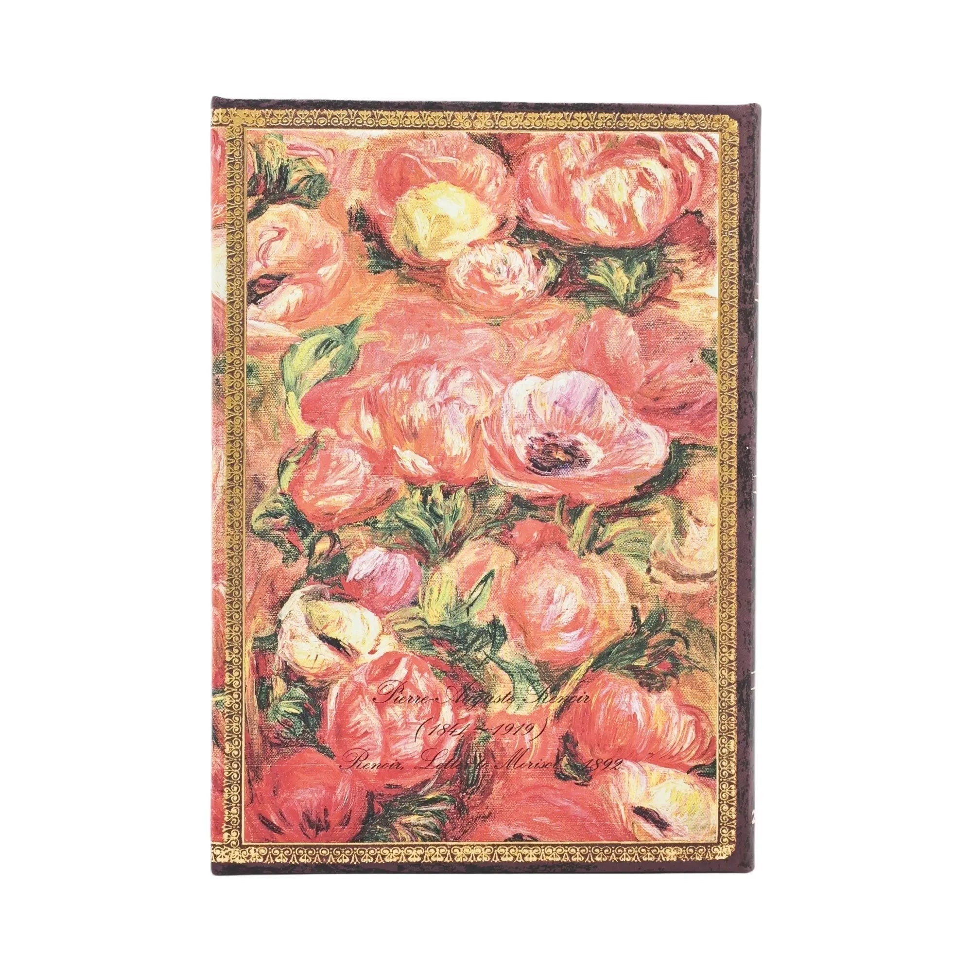 Agenda 2026 PAPERBLANKS Renoir, Lettre à Morisot (1892) - 1 semaine sur 2 pages - Midi - Hardcover - Horizontal - 160p - 9780349709161