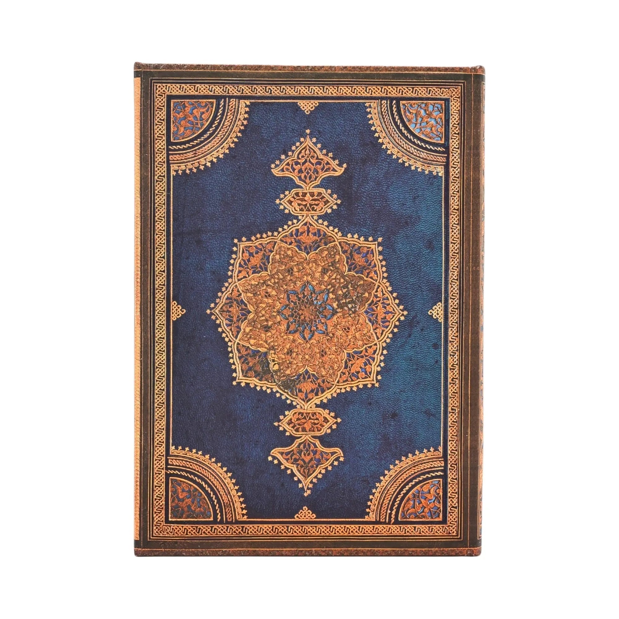 Agenda 2026 PAPERBLANKS Safavide Indigo - 1 semaine sur 2 pages - Midi - Hardcover - Vertical - 160p - 9780349709277