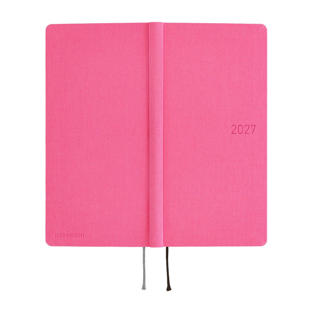 Agenda 2027 HOBONICHI Techo Weeks - Colors : Pink Sapphire -