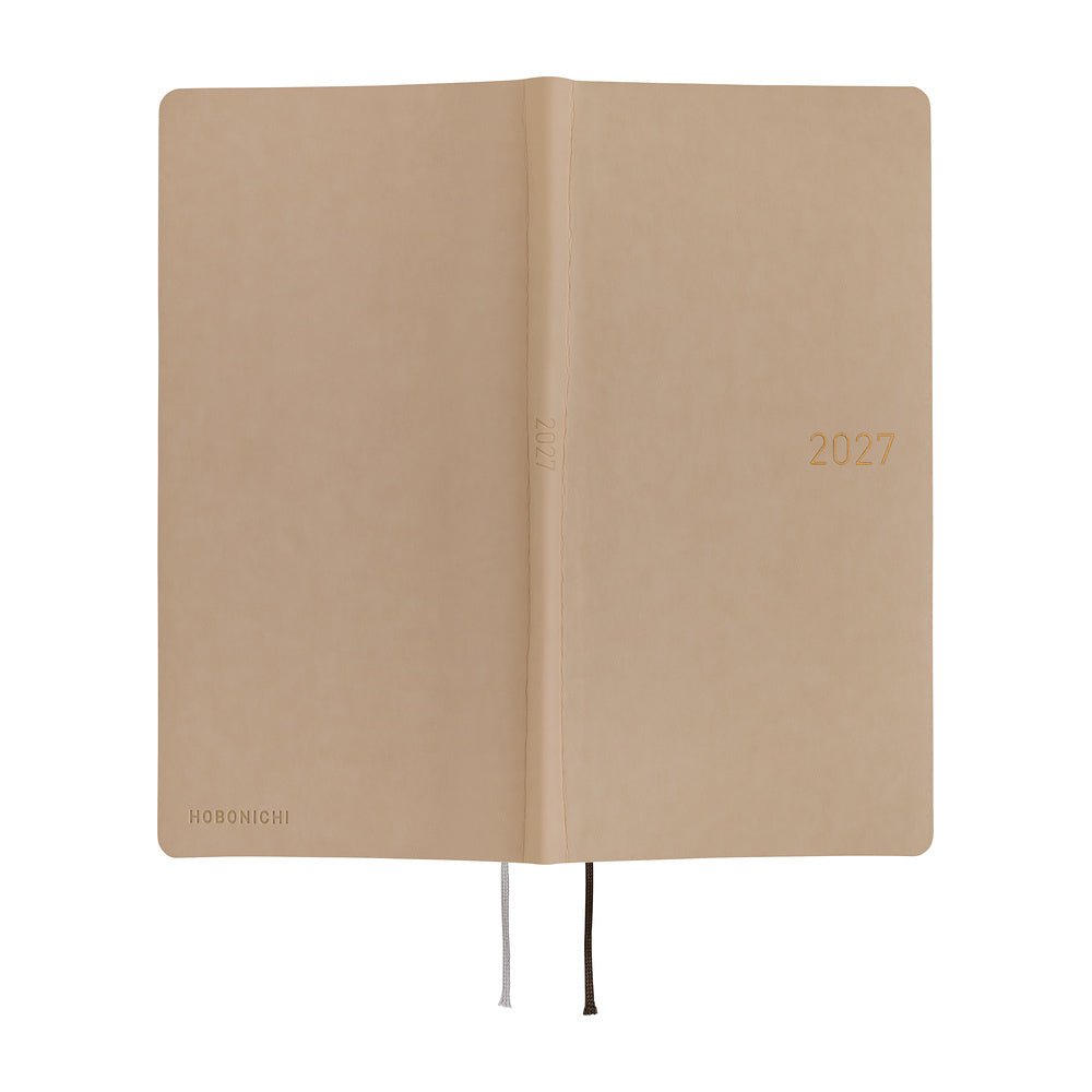 Agenda 2027 HOBONICHI Techo Weeks - Smooth : Café au Lait -