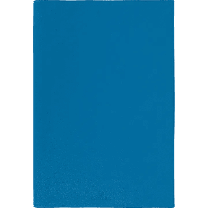 Agenda 2027 OBERTHUR Bristol - 16 x 24 cm - 1 semaine sur 2 pages - Orientation verticale - Bleu - 3664447234557
