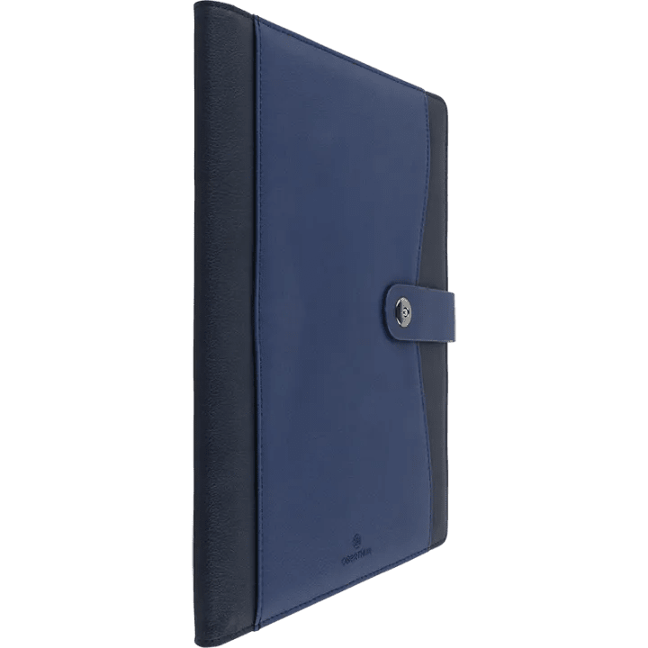 Agenda 2027 OBERTHUR Davos - 21 x 27 cm - 1 semaine sur 2 pages - Orientation verticale - Bleu - 3664447228273