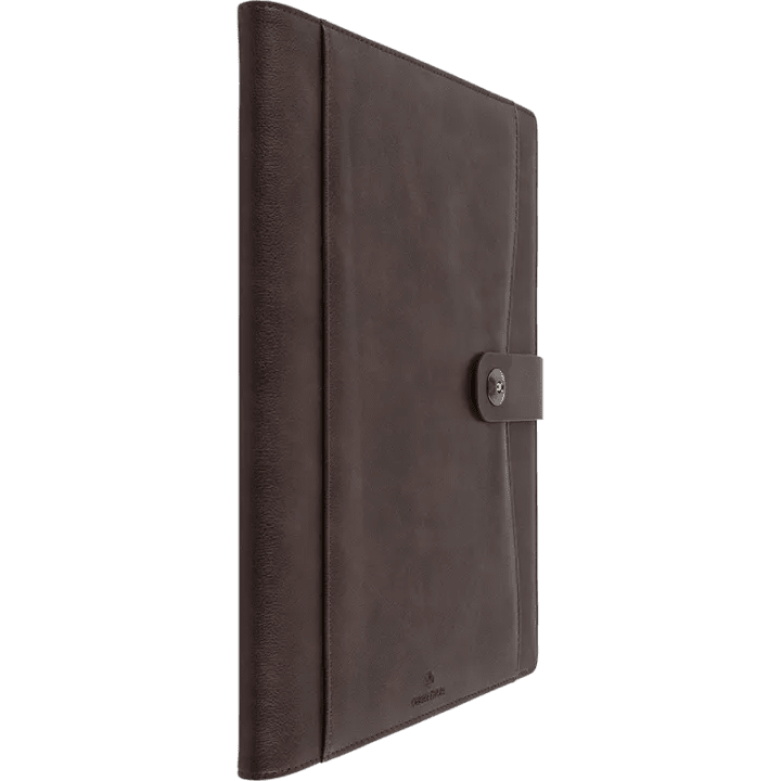Agenda 2027 OBERTHUR Davos - 21 x 27 cm - 1 semaine sur 2 pages - Orientation verticale - Marron - 3664447228266
