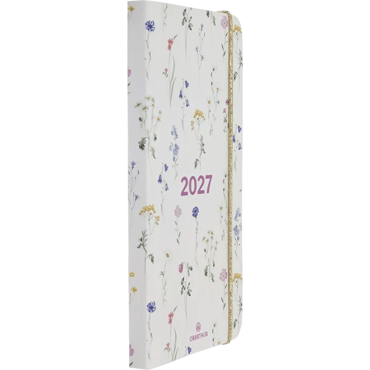 Agenda 2027 OBERTHUR Giverny - 9 x 16,5 cm - 1 semaine sur 2 pages - Orientation verticale - Herbier - 3664447233727