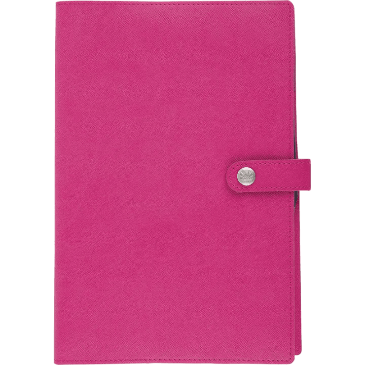 Agenda 2027 OBERTHUR Lady Kent - 16 x 24 cm - 1 semaine sur 2 pages - Orientation verticale - Fuchsia - 3664447230757
