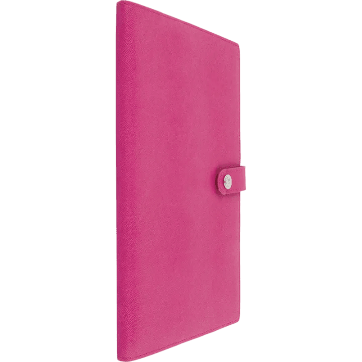 Agenda 2027 OBERTHUR Lady Kent - 16 x 24 cm - 1 semaine sur 2 pages - Orientation verticale - Fuchsia - 3664447230757