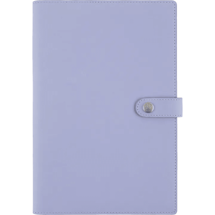 Agenda 2027 OBERTHUR Lady Kent - 16 x 24 cm - 1 semaine sur 2 pages - Orientation verticale - Lilas - 3664447230719