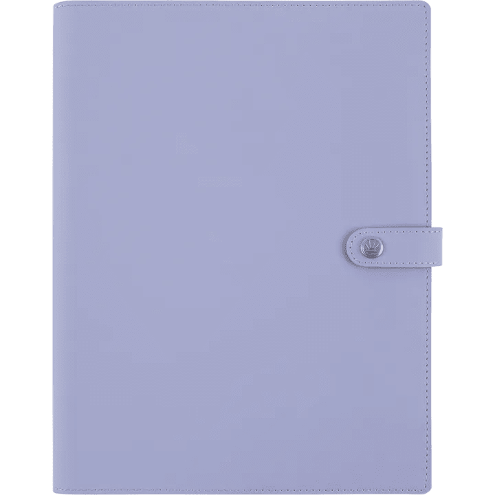 Agenda 2027 OBERTHUR Lady Kent - 21 x 27 cm - 1 semaine sur 2 pages - Orientation verticale - Lilas - 3664447230665