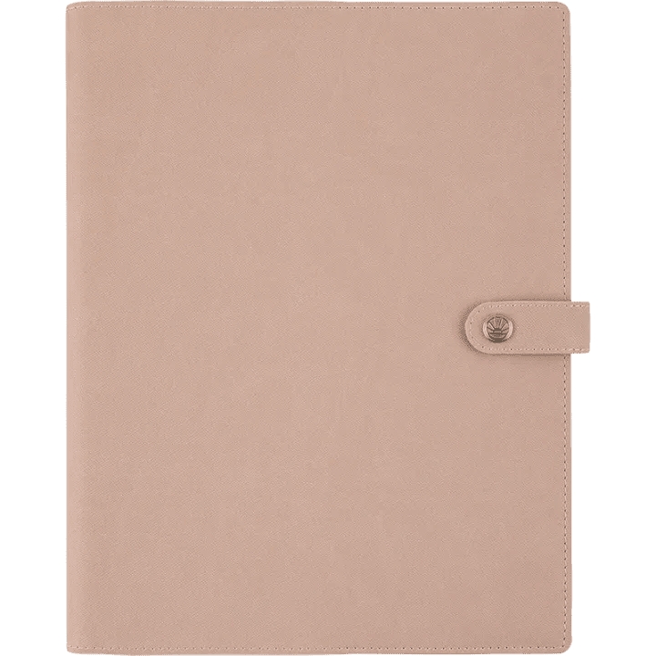 Agenda 2027 OBERTHUR Lady Kent - 21 x 27 cm - 1 semaine sur 2 pages - Orientation verticale - Nude - 3664447230672