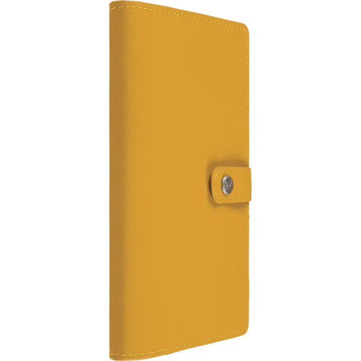Agenda 2027 OBERTHUR Lady Kent - 9 x 16,5 cm - 1 semaine sur 2 pages - Orientation horizontale - Safran - 3664447230788