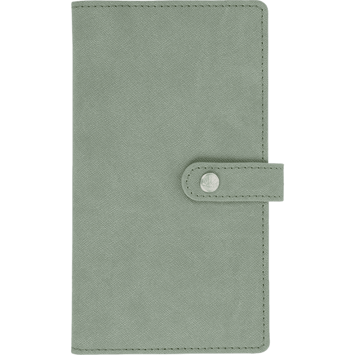 Agenda 2027 OBERTHUR Lady Kent - 9 x 16,5 cm - 1 semaine sur 2 pages - Orientation horizontale - Vert - 3664447230795