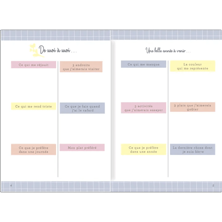 Agenda 2027 OBERTHUR My Hello Agenda - 15 x 21 cm - 1 semaine sur 2 pages - Orientation horizontale - Bleu turquoise - 3664447229157