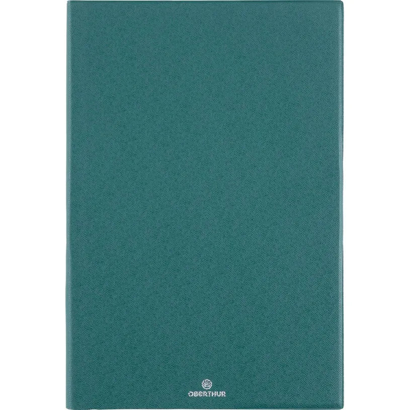 Agenda 2027 OBERTHUR Odessa - 16 x 24 cm - 1 semaine sur 2 pages - Orientation verticale - Vert - 3664447228891