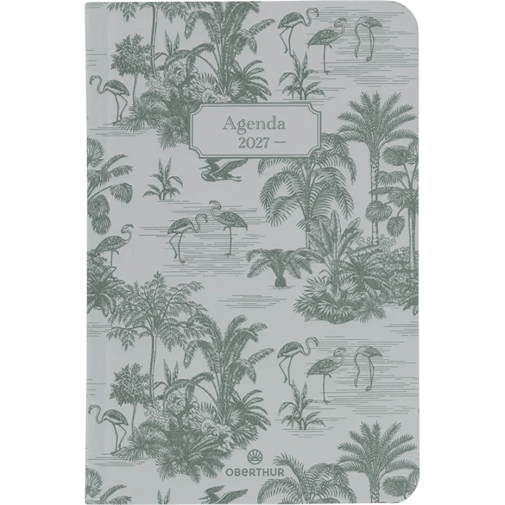 Agenda 2027 OBERTHUR Vienne - 10 x 15 cm - 1 semaine sur 2 pages - Orientation verticale - Animal - 3664447229577