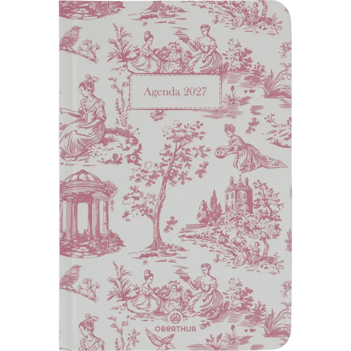 Agenda 2027 OBERTHUR Vienne - 10 x 15 cm - 1 semaine sur 2 pages - Orientation verticale - Bucolique - 3664447229591