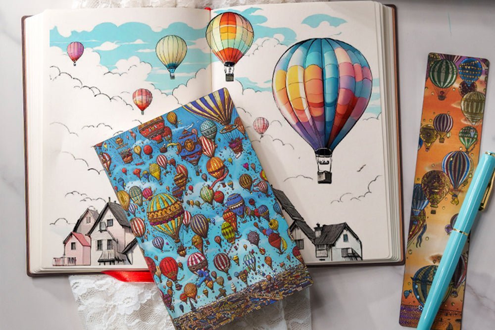 Agenda 2027 PAPERBLANKS Festival de Montgolfières - 1 jour par page - Midi - Softcover - 432p - 9780349721224