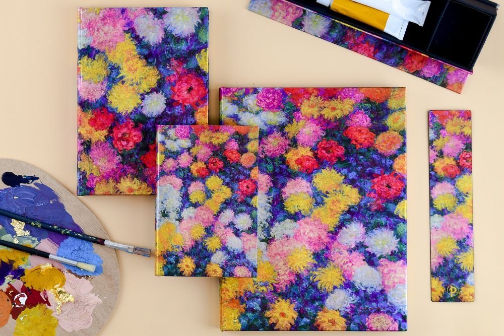 Agenda 2027 PAPERBLANKS Les Chrysanthèmes de Monet - 1 semaine sur 2 pages - Mini - Hardcover - Vertical - 176p - 9780349720524