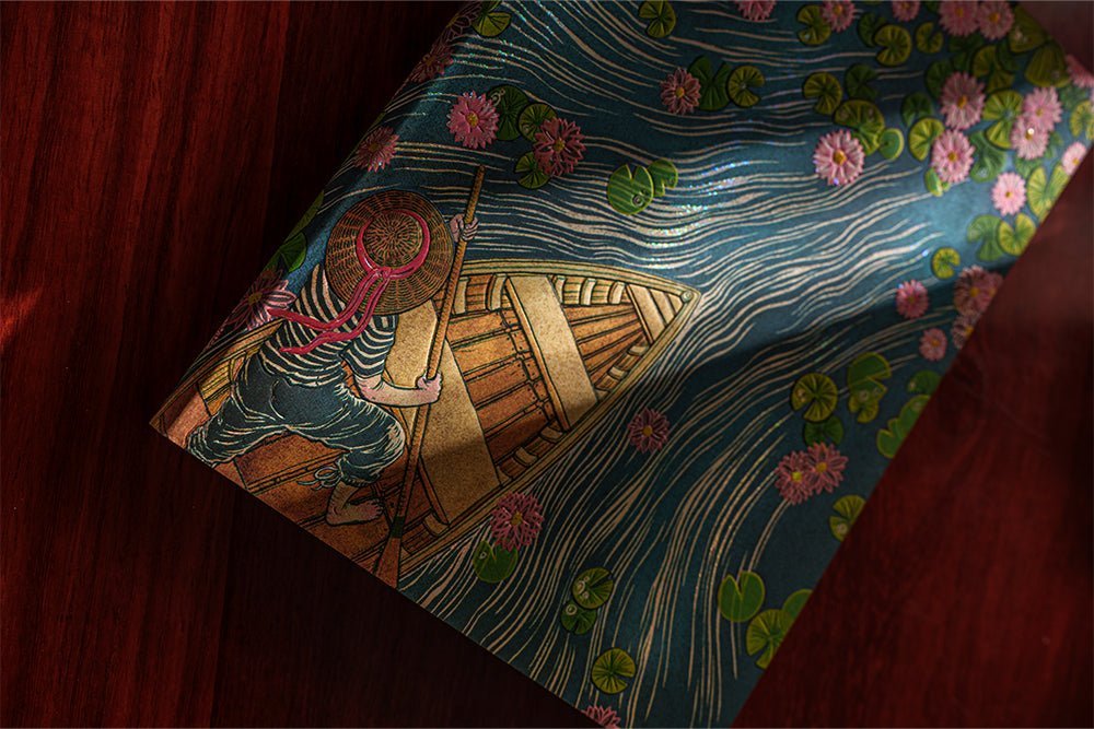 Agenda 2027 PAPERBLANKS Rivière aux Lotus - 1 semaine sur 2 pages - Ultra - Softcover - Vertical - 176p - 9780349721439