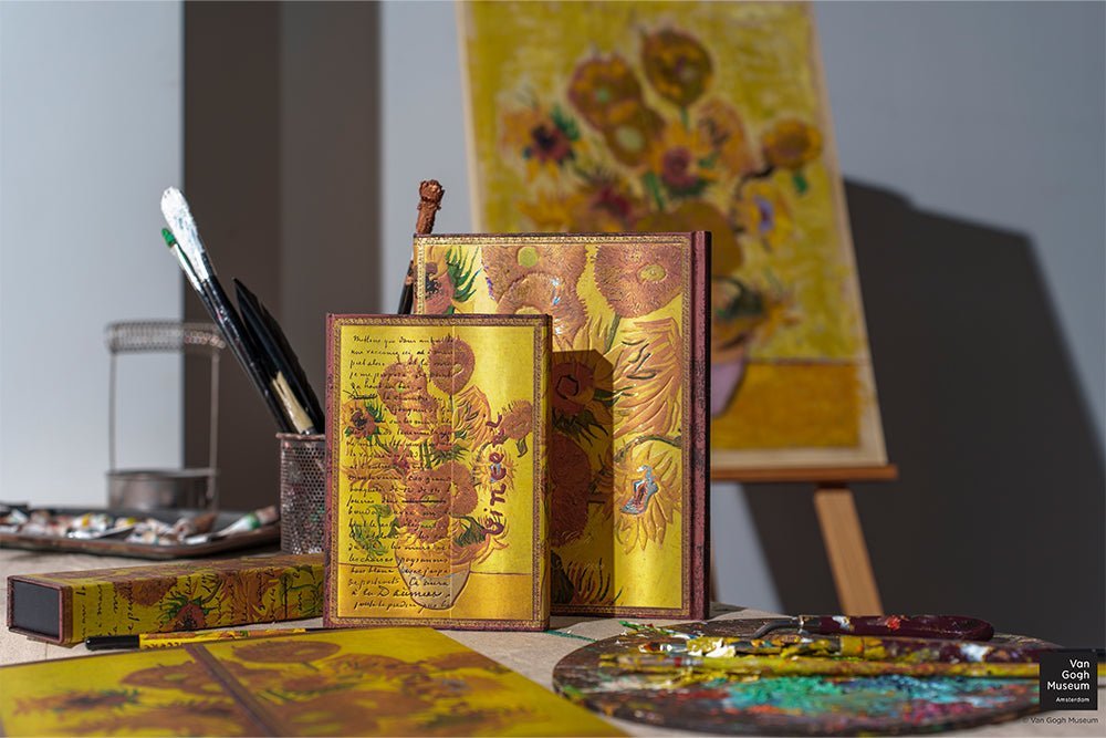 Agenda 2027 PAPERBLANKS Van Gogh, Tournesols - 1 semaine sur 2 pages - Ultra - Hardcover - Vertical - 176p - 9780349721026