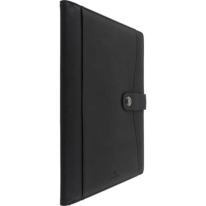 Agenda 2027 OBERTHUR Davos - 21 x 27 cm - 1 semaine sur 2 pages - Orientation verticale - Noir