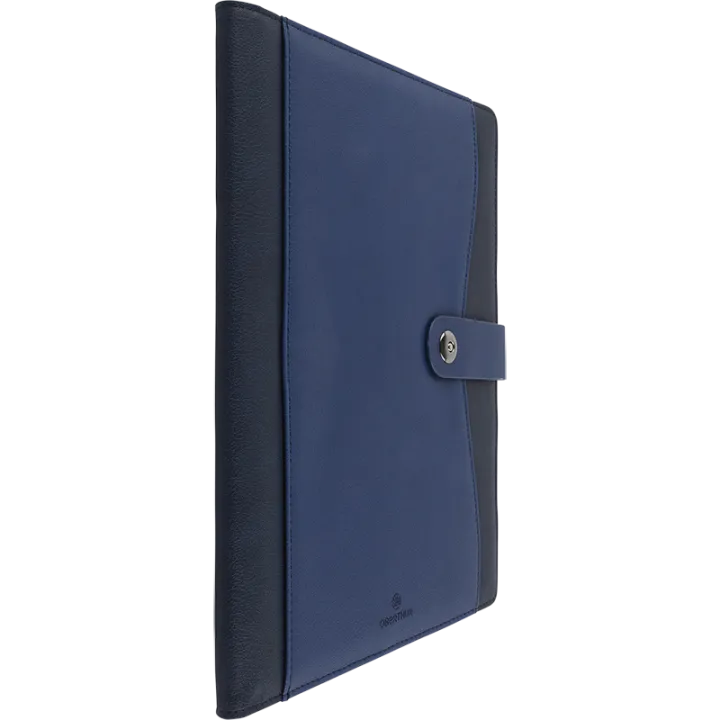 Agenda 2027 OBERTHUR Davos - 16 x 24 cm - 1 semaine sur 2 pages - Orientation verticale - Bleu