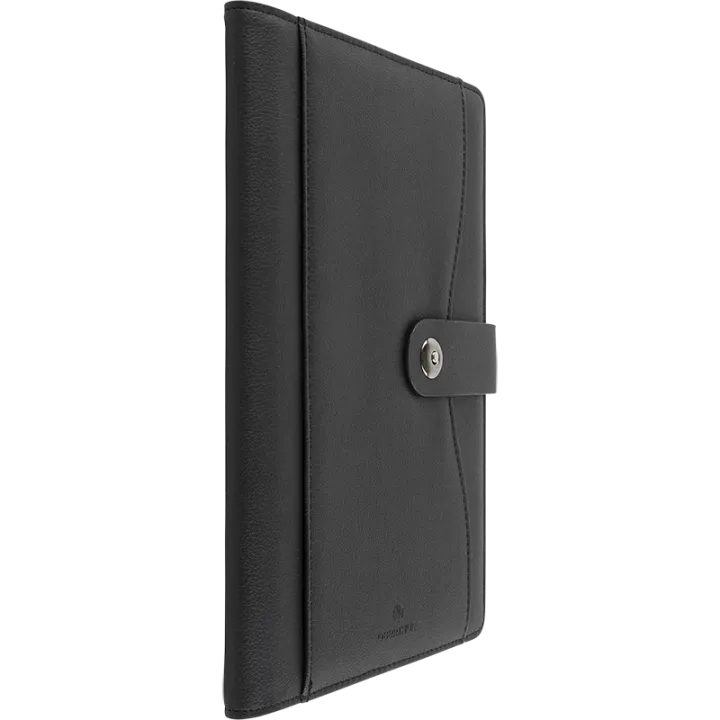 Agenda 2027 OBERTHUR Davos - 16 x 24 cm - 1 semaine sur 2 pages - Orientation verticale - Noir