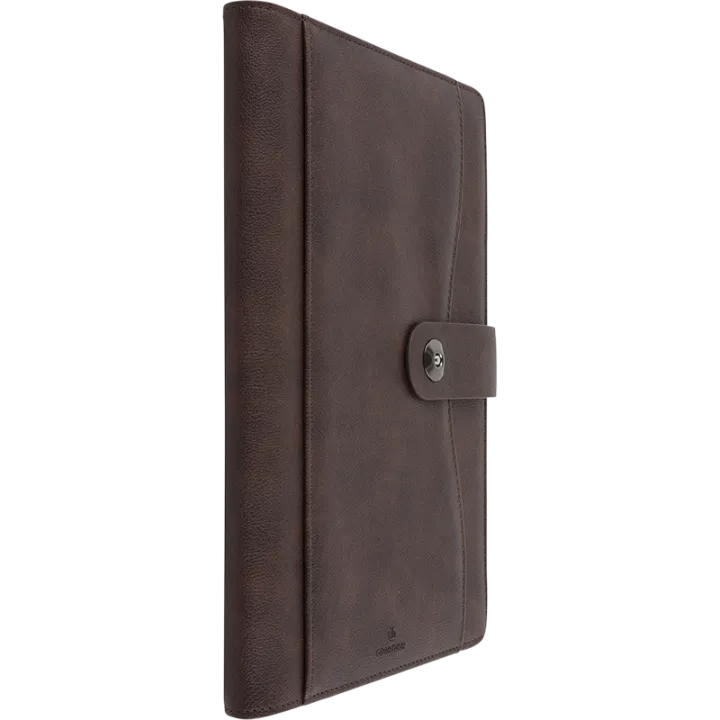 Agenda 2027 OBERTHUR Davos - 16 x 24 cm - 1 semaine sur 2 pages - Orientation verticale - Marron