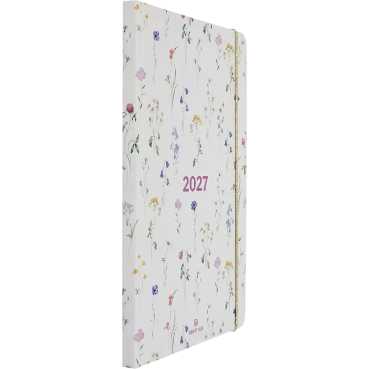 Agenda 2027 OBERTHUR Giverny - 16 x 24 cm - 1 semaine sur 2 pages - Orientation verticale - Herbier