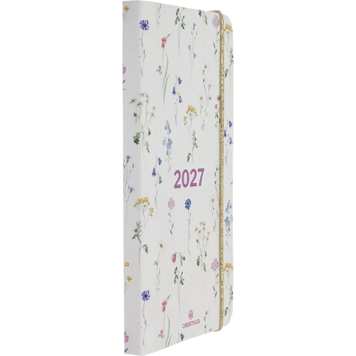 Agenda 2027 OBERTHUR Giverny - 9 x 16,5 cm - 1 semaine sur 2 pages - Orientation verticale - Herbier
