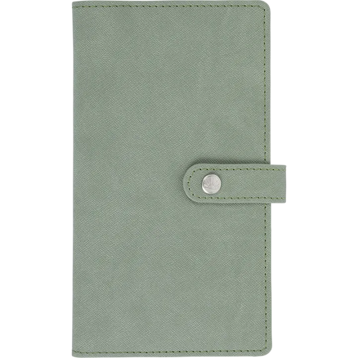 Agenda 2027 OBERTHUR Lady Kent - 9 x 16,5 cm - 1 semaine sur 2 pages - Orientation horizontale - Vert