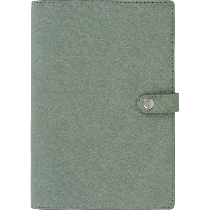 Agenda 2027 OBERTHUR Lady Kent - 16 x 24 cm - 1 semaine sur 2 pages - Orientation verticale - Vert