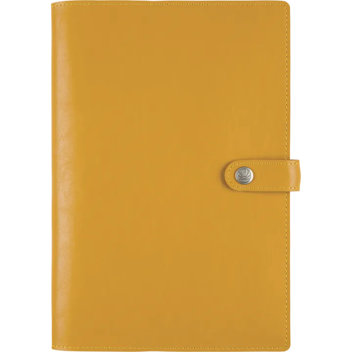 Agenda 2027 OBERTHUR Lady Kent - 16 x 24 cm - 1 semaine sur 2 pages - Orientation verticale - Safran