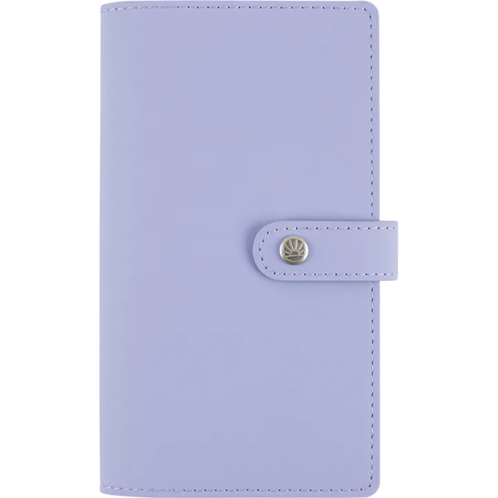 Agenda 2027 OBERTHUR Lady Kent - 9 x 16,5 cm - 1 semaine sur 2 pages - Orientation horizontale - Lilas