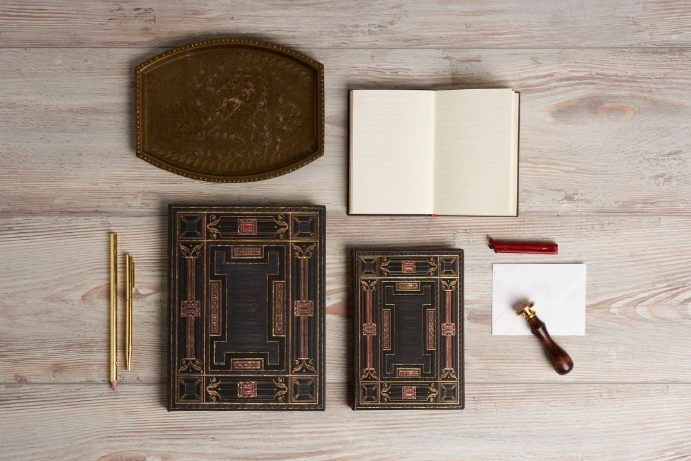 Agenda PAPERBLANKS 2025 Onyx - 12 mois - 1 jour par page - Mini Rigide Journalier 416p - 9781408758625