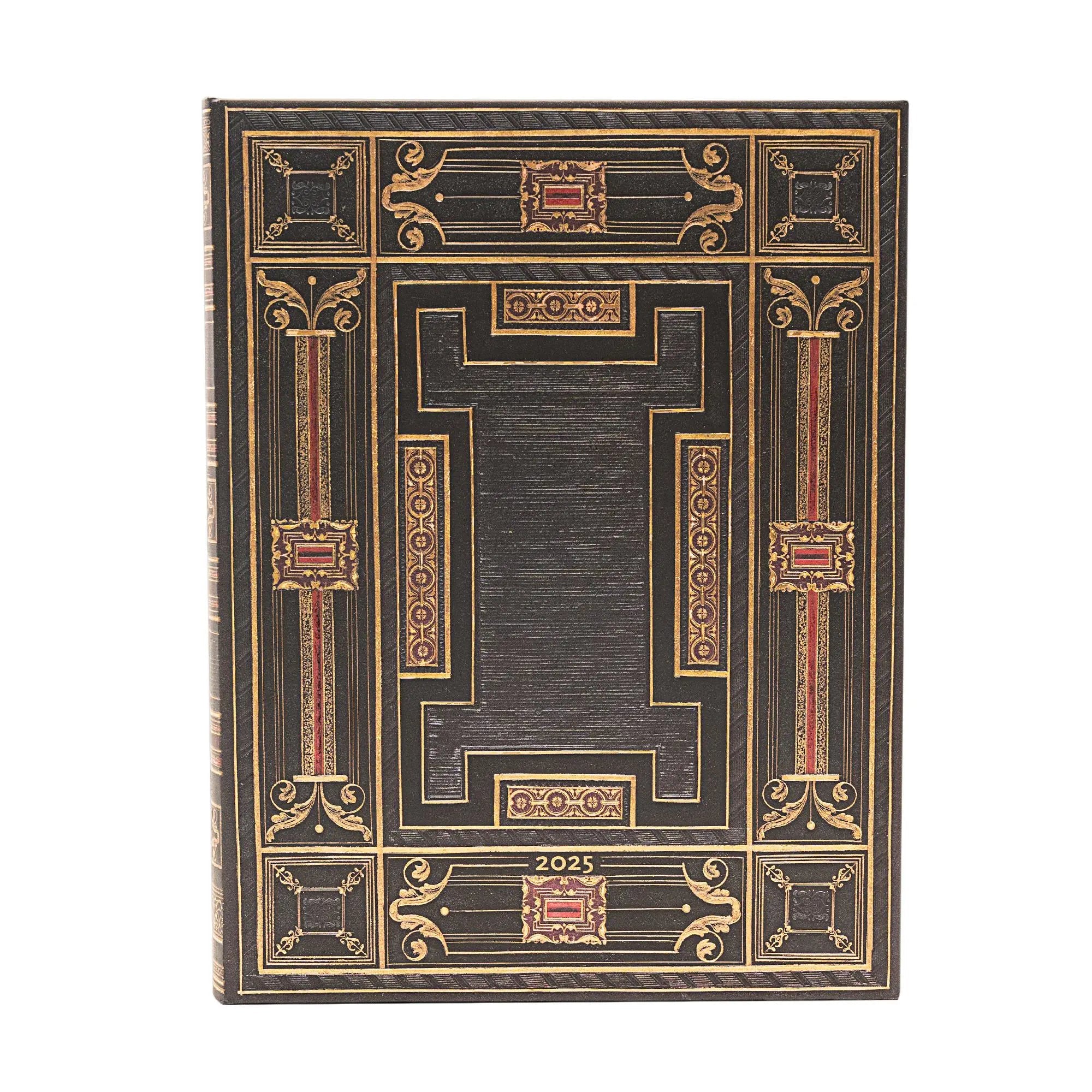 Agenda PAPERBLANKS 2025 Onyx - 12 mois - 1 jour par page - Ultra Rigide Journalier 416p - 9781408759264