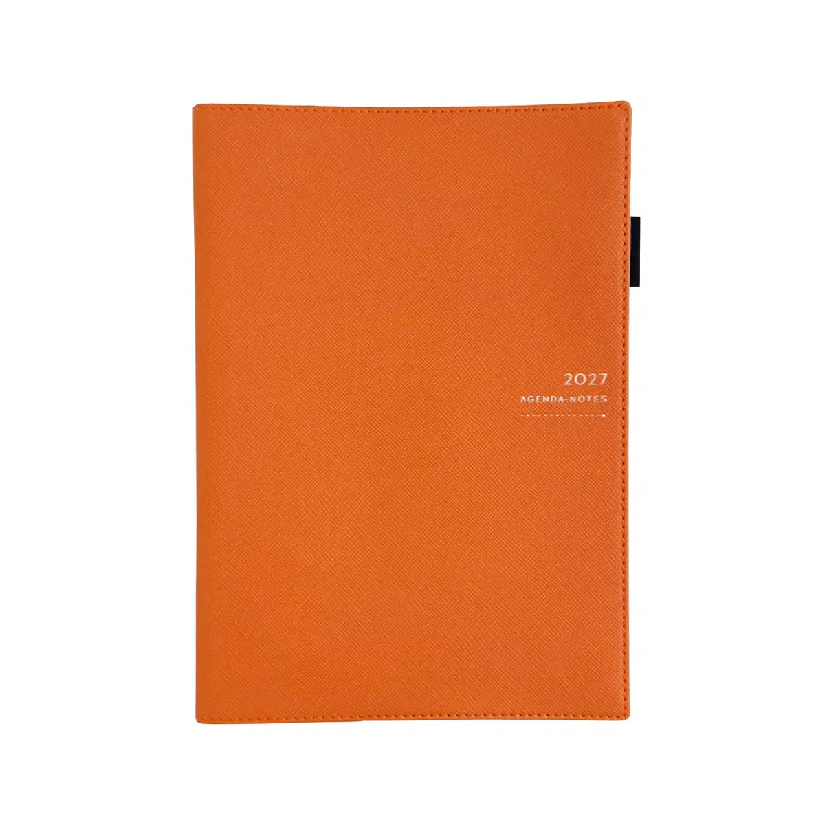 Agenda 2027 ÉPOPÉE Patience - A5 - 1 semaine sur 2 pages - Orientation verticale - Orange