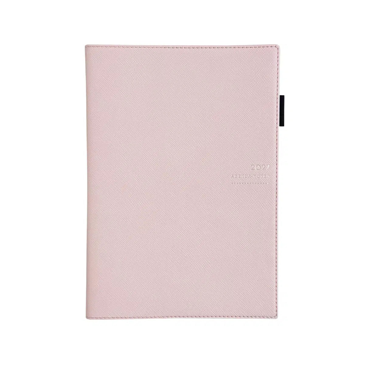Agenda 2027 ÉPOPÉE Patience - A5 - 1 semaine sur 2 pages - Orientation verticale - Rose poudre