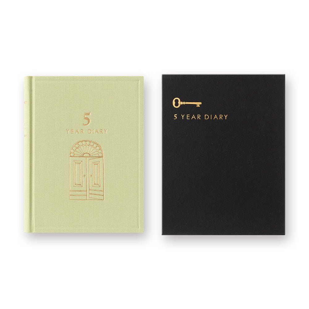 Agenda perpétuel MIDORI 5 Years Diary Mini - Vert clair - 4902805127103