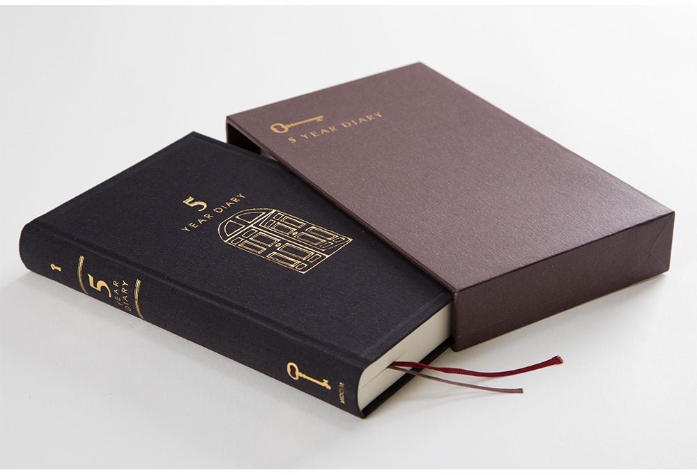 Agenda perpétuel MIDORI 5 Years Diary - Noir - 4902805123969