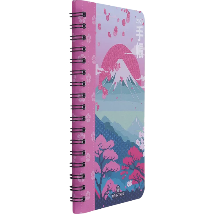 Agenda 2027 OBERTHUR Tokyo - 10 x 15 cm - 1 semaine sur 2 pages - Orientation verticale - Montagne