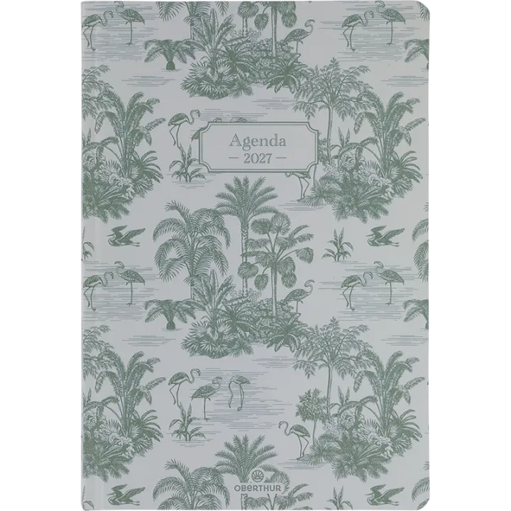 Agenda 2027 OBERTHUR Vienne - 16 x 24 cm - 1 semaine sur 2 pages - Orientation verticale - Animal