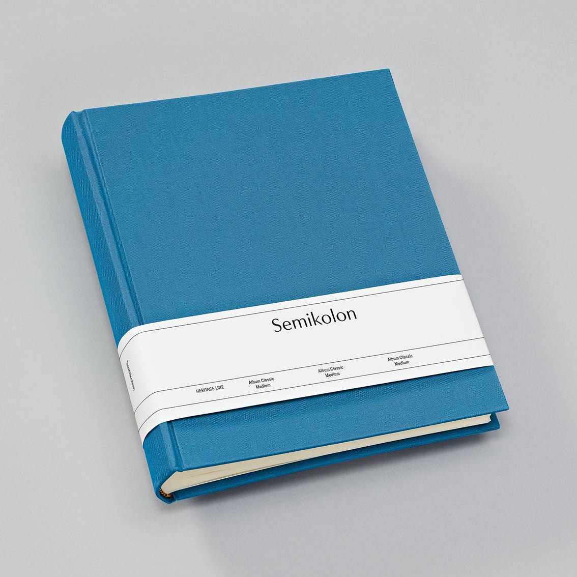 Album photo SEMIKOLON Classic Medium - 21.6 x 25.5 cm - 80 pages - Azzurro - 4004117531286