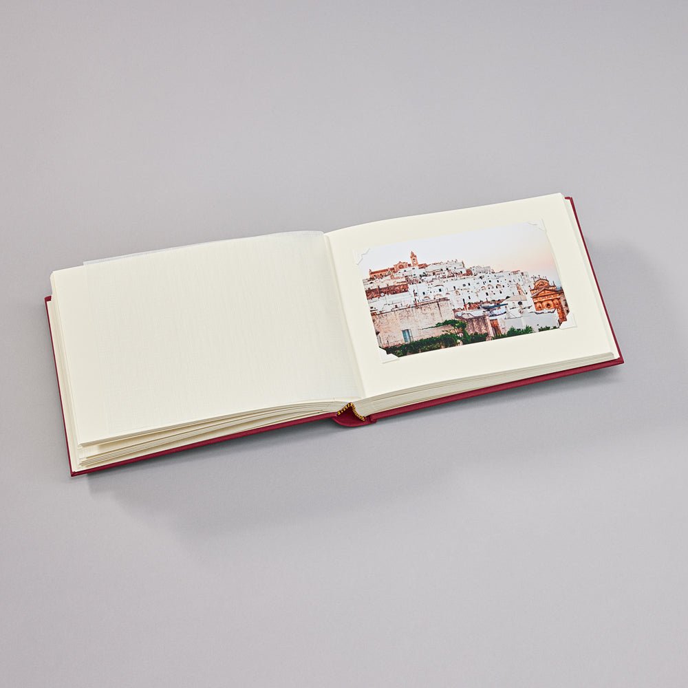 Album photo SEMIKOLON Classic Small - 21.5 x 16 cm - 80 pages - Burgundy - 4250053620052