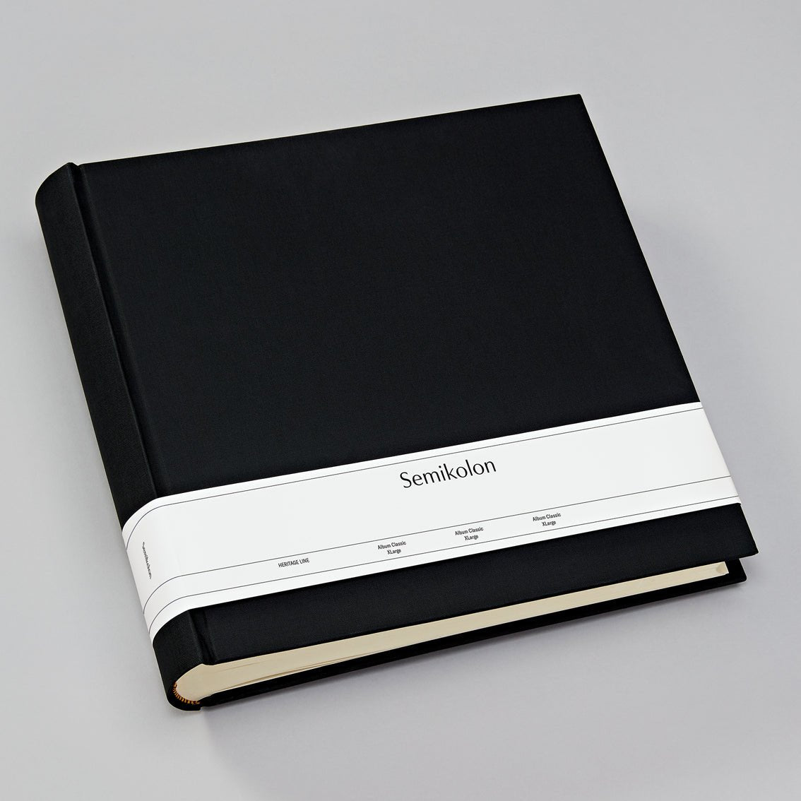 Album photo SEMIKOLON Classic XLarge - 32 x 31 cm - 130 pages - Black -