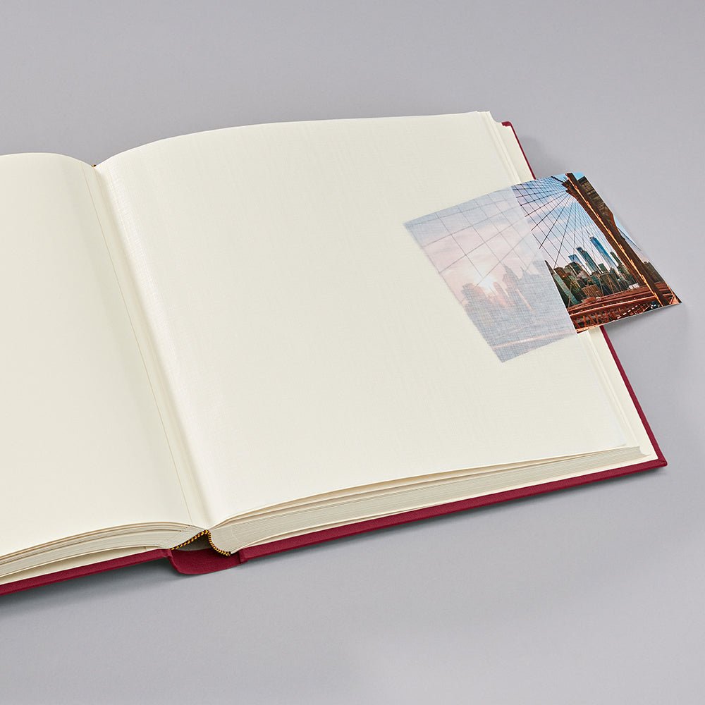 Album photo SEMIKOLON Classic XLarge - 32 x 31 cm - 130 pages - Burgundy - 4250053622476