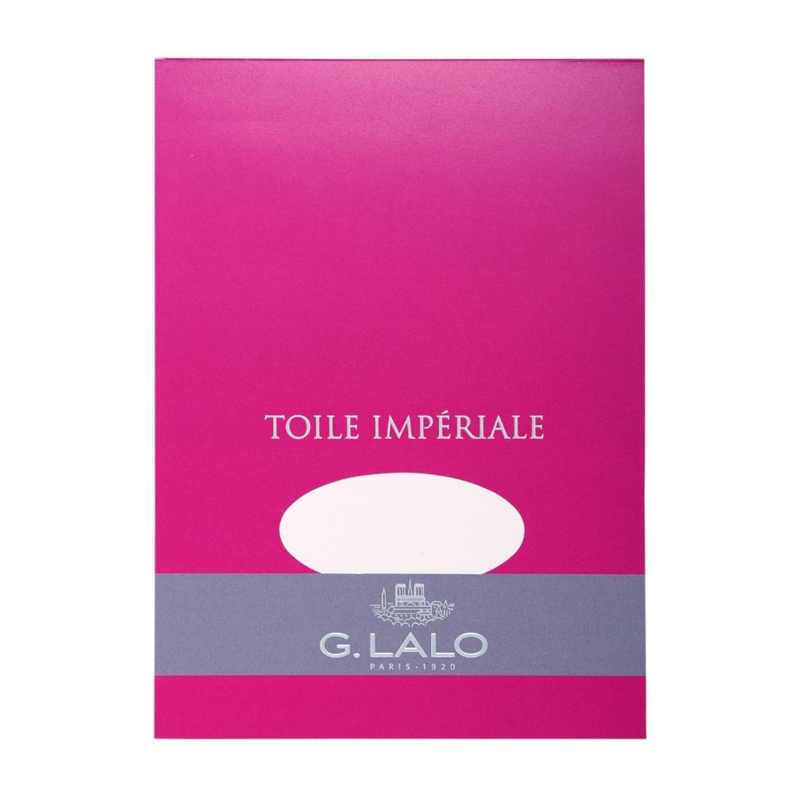 Bloc G.LALO Toile Impériale - A5 - 100 g/m² - Blanc - 3140290122000